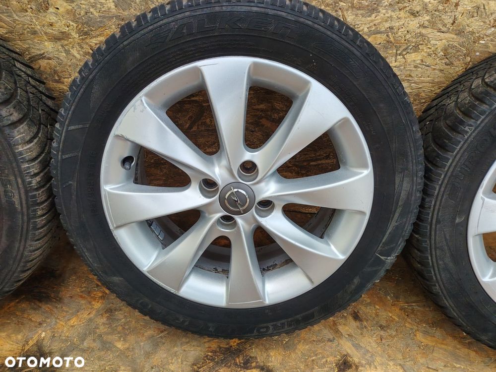 OPEL 6,5JX16H2 4X100 ET42 fi 57,1mm FELGI ALUMINIOWE KOMPLET X4 205/55R16 6mm - 6