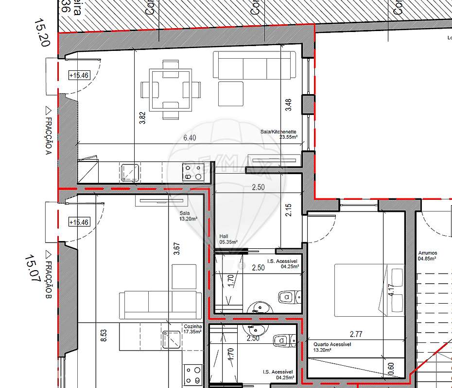 Apartamento T1 para venda - Grande imagem: 2/3