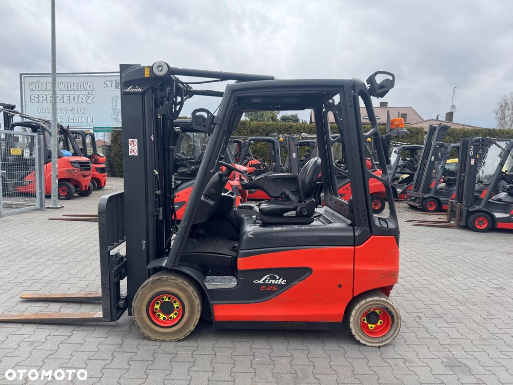 Linde E25 Evo triplex 2022 bat. przesuw  skok h16 e20 toyot e16 - 2
