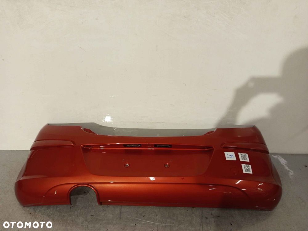 ^ ZDERZAK TYŁ TYLNY OPEL CORSA D LIFT FL Z50K BORDO BORDOWY - 1