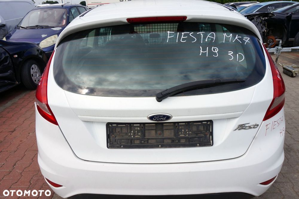 KLAPA BAGAŻNIKA TYLNA FIESTA VI MK6 VII MK7 3D HB H9  BIAŁY FORD 2008-2017 - 1