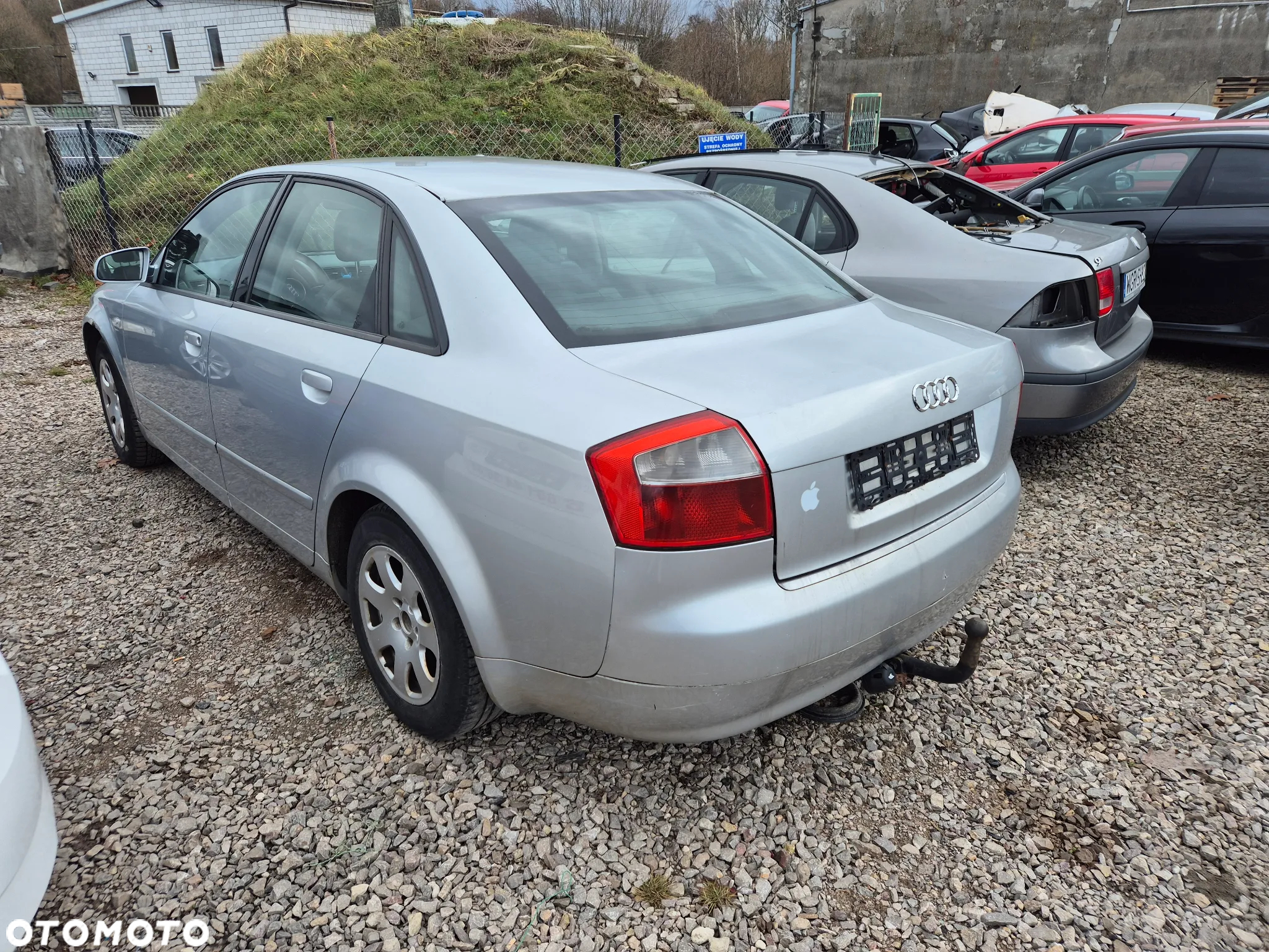 audi a4 b6 LY7W maska zderzak lampa grill błotnik drzwi zbiornik paliwa szyba lusterko klamka - 3