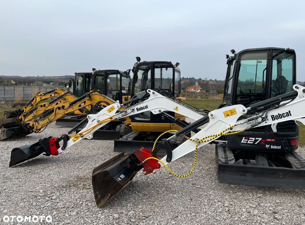 Caterpillar Minikoparka Cat 302.7 3xłyżki Skarpowa hydrL\P dodatkowe linie hydrauliczne szybkozłącze Gąsienice jak Nowe WIDŁY WIERTNICA za dopłatą - 40