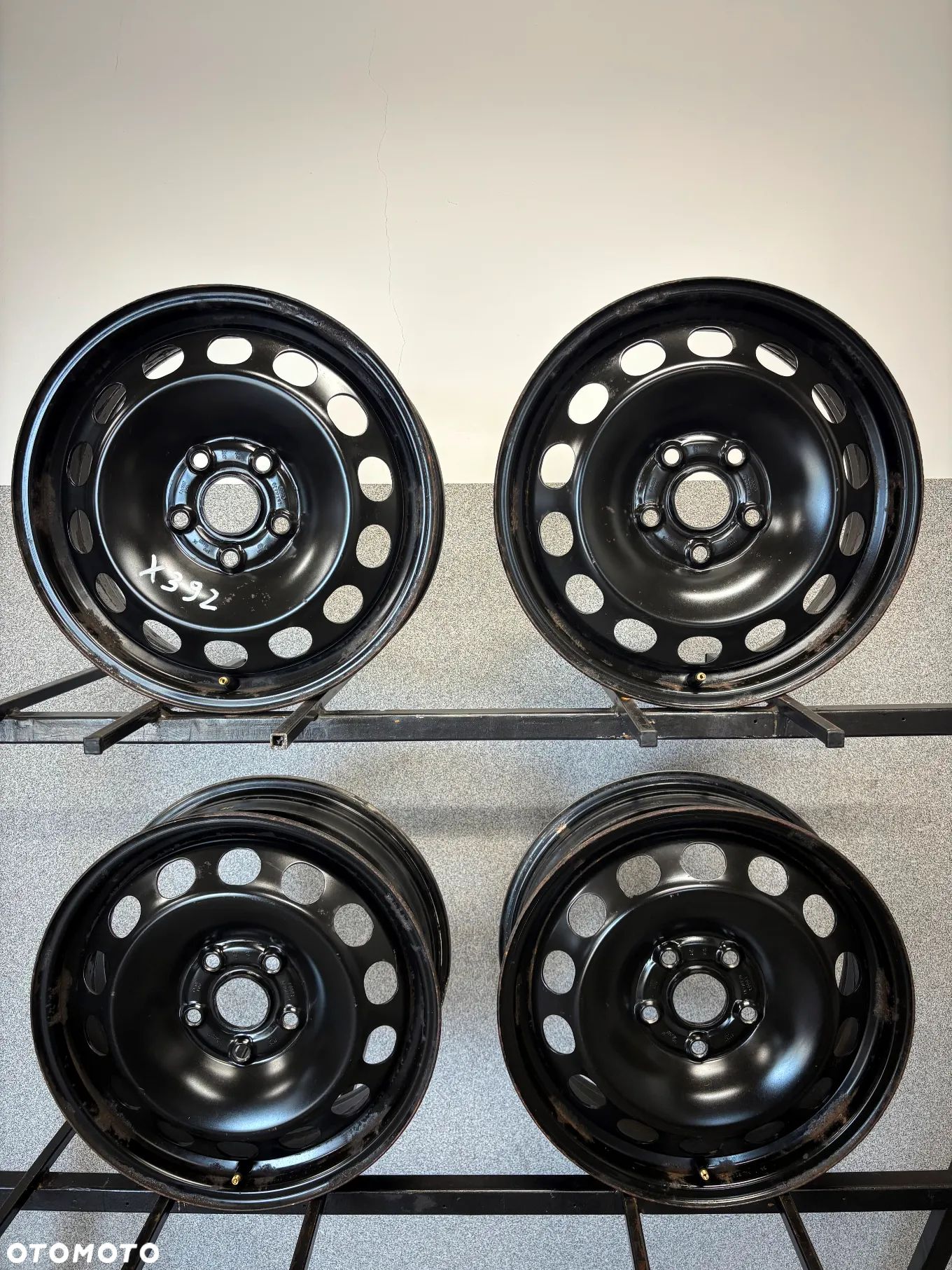 4 FELGI STAL. VW GOLF 5,6,TOURAN,CADDY,SEAT LEON 2, SKODA OCTAVIA 2, AUDI A3 16'' 6,5J ET50 - 1