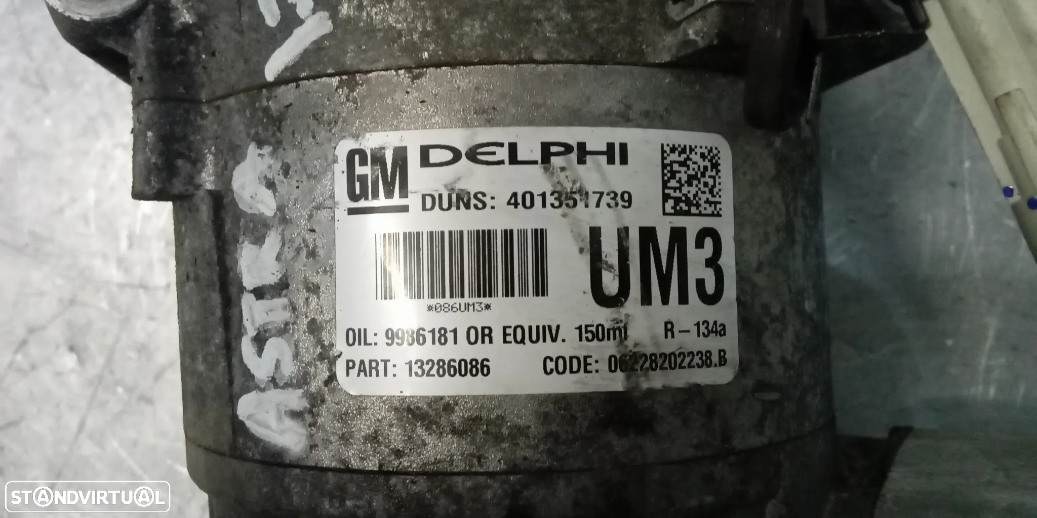 COMPRESSOR AC OPEL ASTRA 1.3CDTI  1.7CDTI 13124751  13286086 24421642 - 5