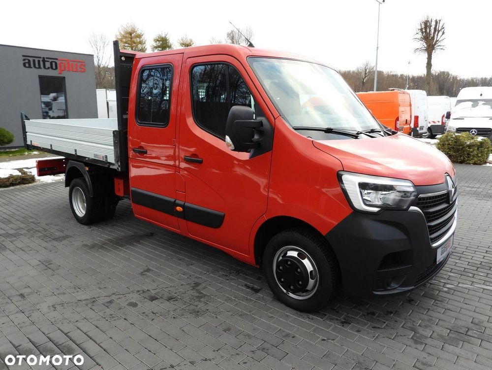 Renault MASTER WYWROTKA PODWÓJNA KABINA DOKA 6 MIEJSC TEMPOMAT LEDY BLIŹNIACZE KOŁA KLIMATYZACJA  145KM - 5