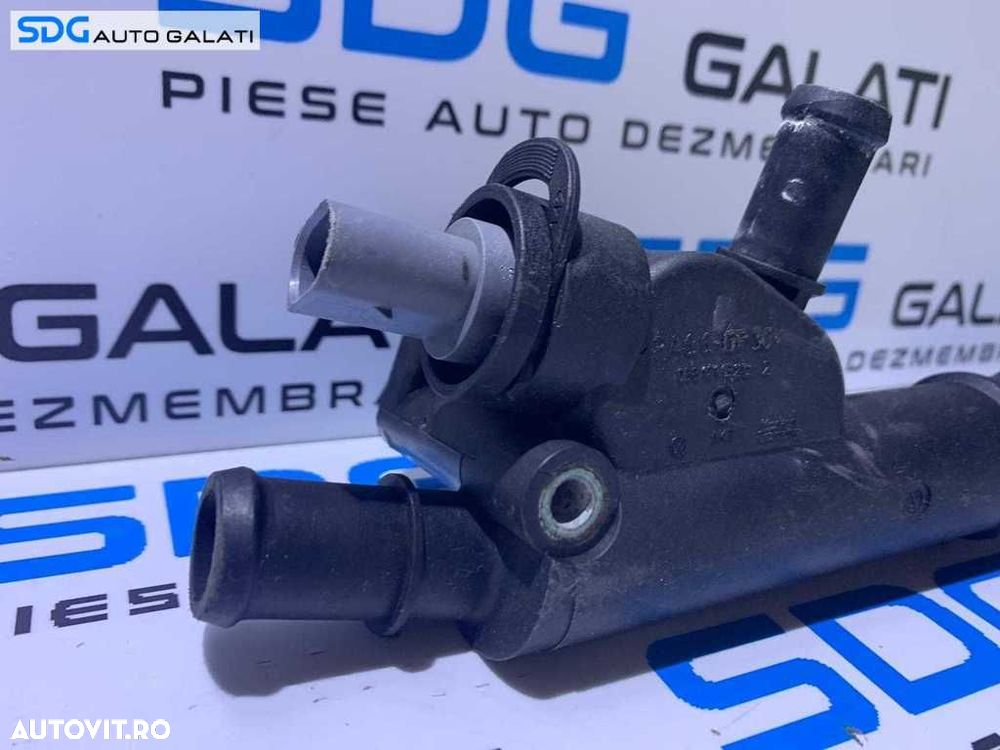 Suport Carcasa Termostat Flansa Senzor Temperatura Apa VW Golf 5 1.9 TDI BKC BRU BXE BXF 2004 - 2008 Cod 038121132D [M5493] - 4