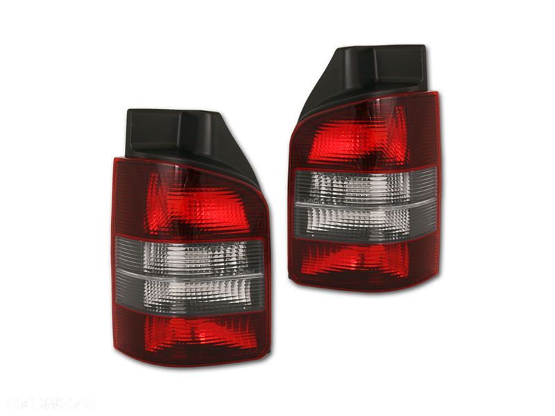 LAMPA TYL KPL VW T5 TRANSPORTER RED SMOKE TUNING - 1