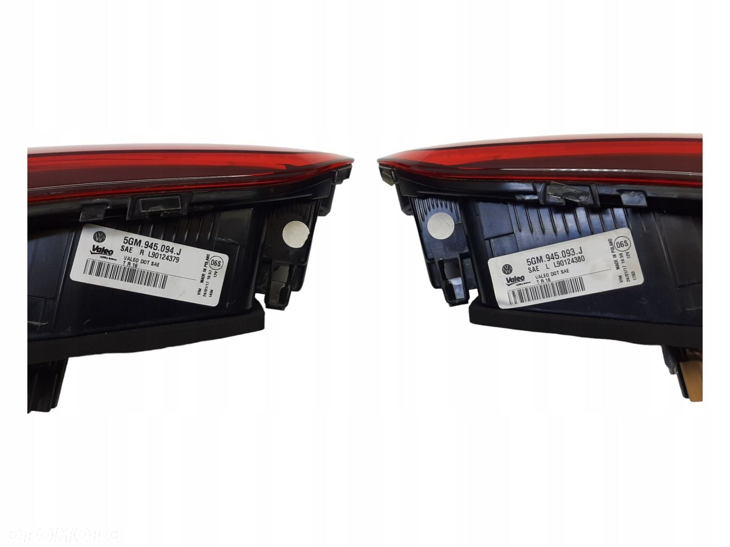 VW GOLF 7 KOMPLET LAMP TYŁ 5GM945096F 5GM945095F 094j 093j SEA USA LED - 16