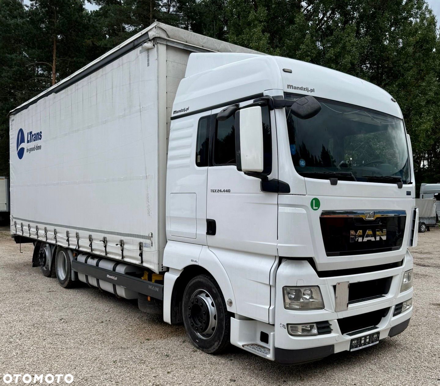MAN TGX 24.440 XLX AUTOMAT 6x2 JUMBO KLIMA WEBASTO ZABUDOWA ALUMINIOWA HIPOCAR FIRANKA DŁ:7.80m EURO 5 EEV 2013r - 1