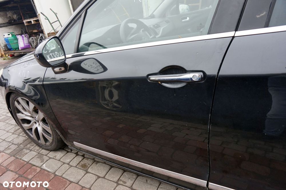 DRZWI PRZEDNIE LEWE C5 III X7 KOMBI KTVD  CZARNY CITROEN 2008-2017 - 2