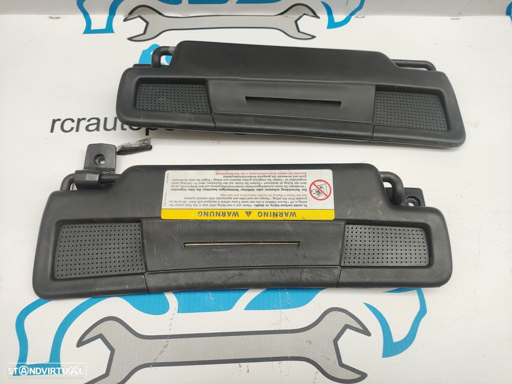 Palas De Sol Pretas Originais Mercedes SLK R171