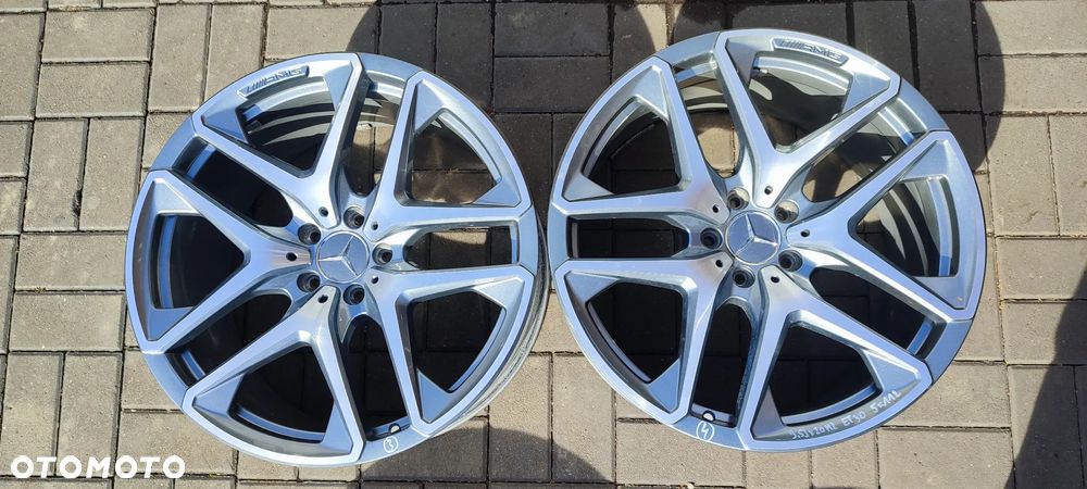 FELGI ALUMINIOWE 5x112 STOPNIOWANE AMG 2x 10J x 20 CALI ET28 fi 66.6 2x 9,5J x 20 CALI ET 30 MERCEDES GLC KOMPLET 4 SZTUKI - 9