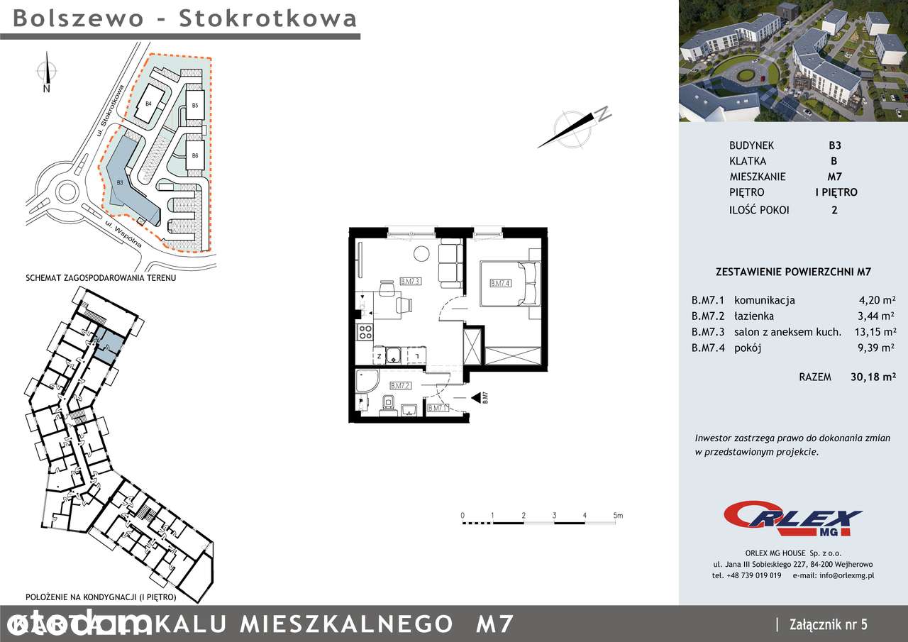 Bolszewo mieszkanie 2 pokojowe