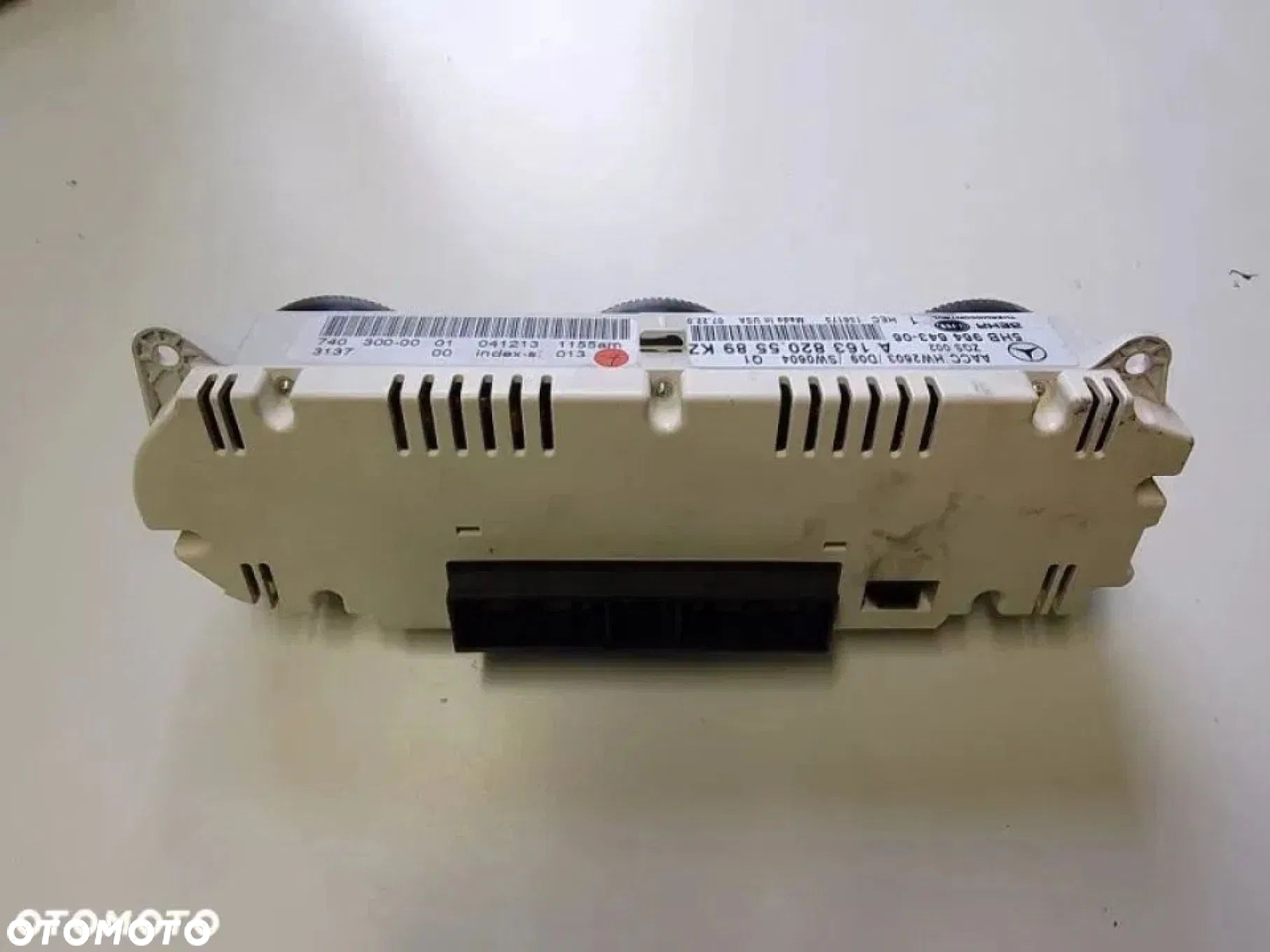 Mercedes ML W163 Lift 01-05 Panel Sterowania Nawiewu A1638205589 - 4