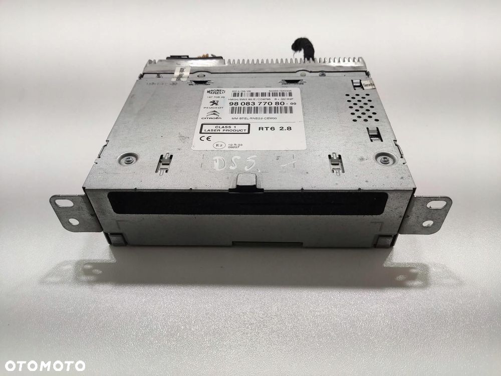 RADIO FABRYCZNE NAWIGACJA CITROEN DS5 2011-2015 9808377080 - 2