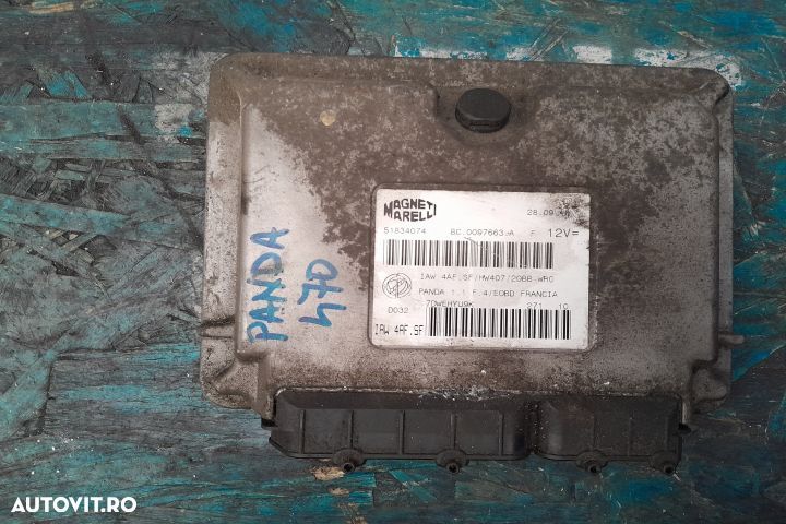 Calculator motor ECU 51834074 51834074 Fiat Panda 2 [2003 - 2011] Hat - 5