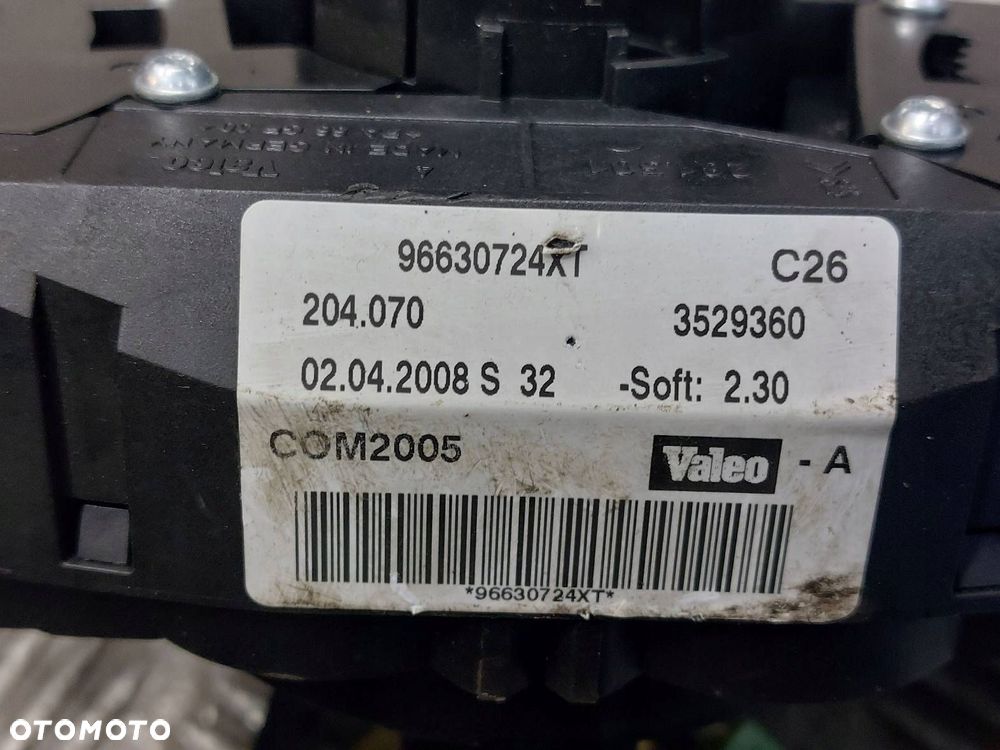 MANETKA PRZEŁĄCZNIK ZESPOLONY PEUGEOT 207 I LIFT 96630724XT - 4