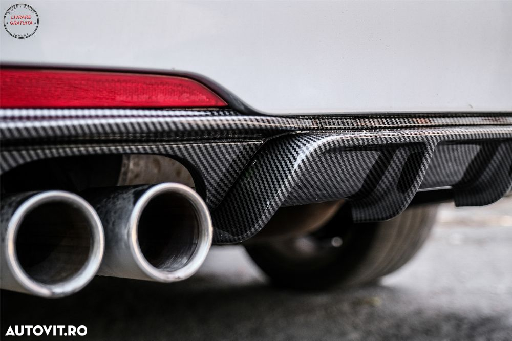 Difuzor Bara Spate Carbon Evacuare Stanga BMW Seria 3 F30 F31 (2011-up) M Performa- livrare gratuita - 12