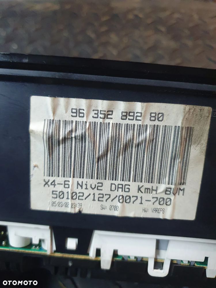 LICZNIK - ZEGARY CITROEN C5 I 9632895280 AUTOMAT - 5