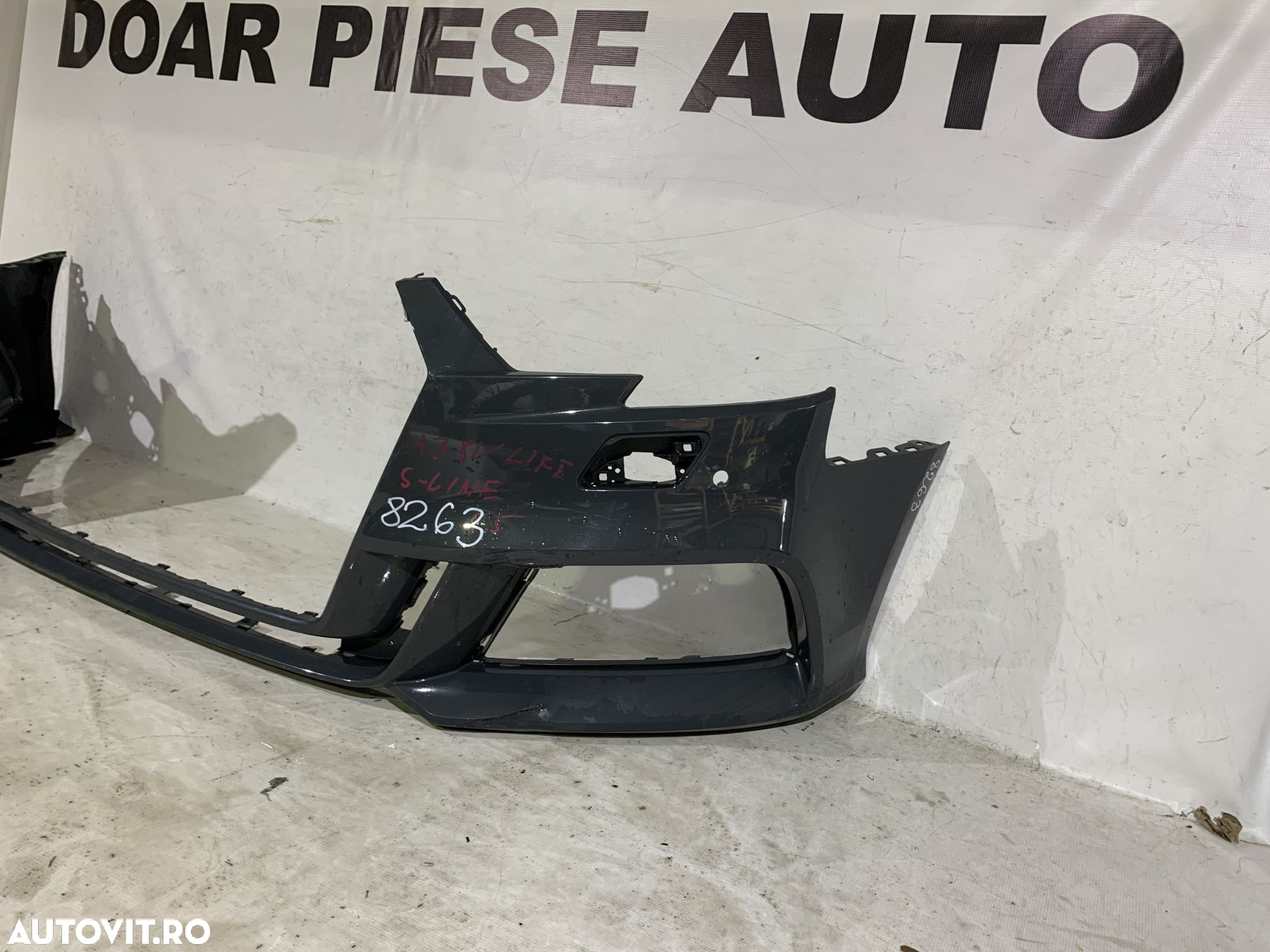 Bara fata Audi A3, S-Line facelift, Hatchback, 2016, 2017, 2018, 2019, cod origine OE 8V3807437AM. - 3