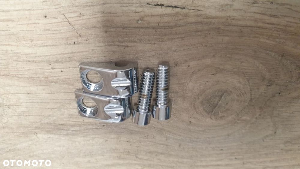 Chromowane uchwyty przewodu hamulcowego Harley Davidson 92006-05 - 7