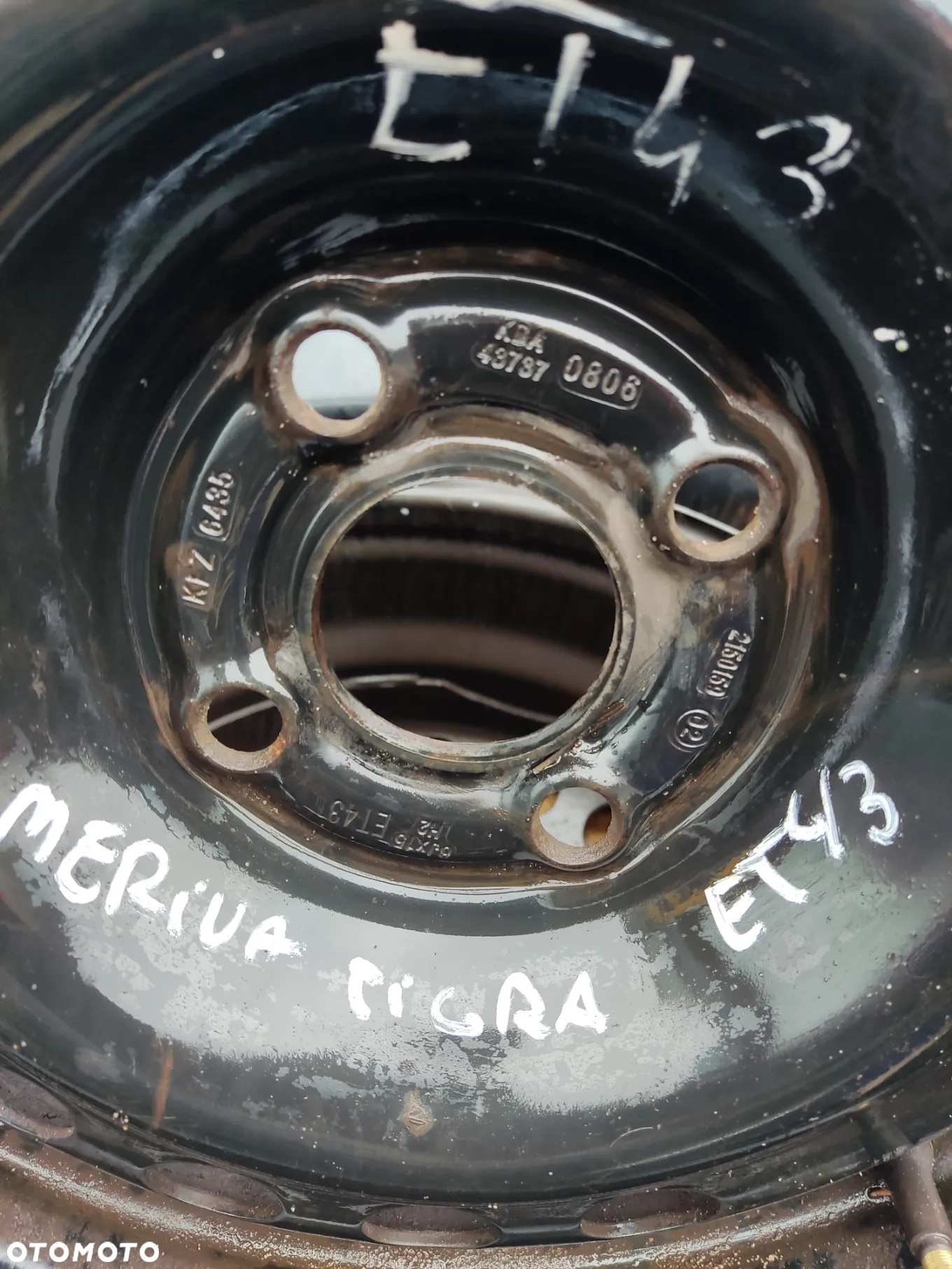 Felgi stalowe Opel Meriva ET43 15 cali 4x100 2150159 - 3