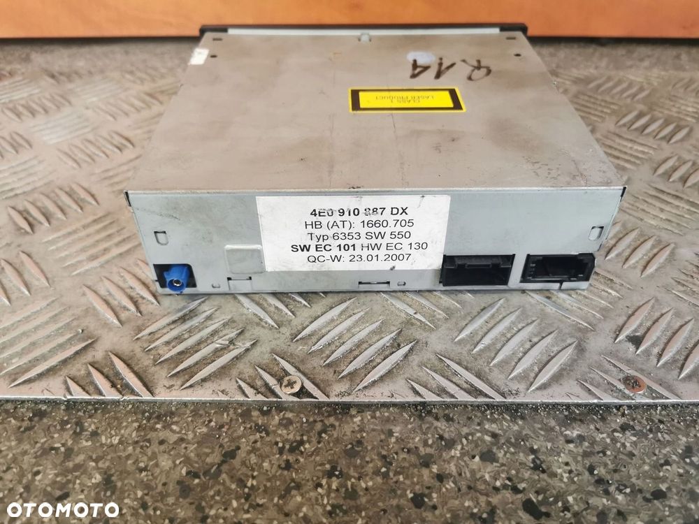 AUDI A6C6 OE CZYTNIK NAWIGACJI 4E0919887C - 2