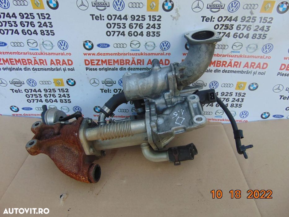 Supapa EGR cu Racitor gaze Nissan qashqai 1.5 euro 5 dacia Duster Rena - 3