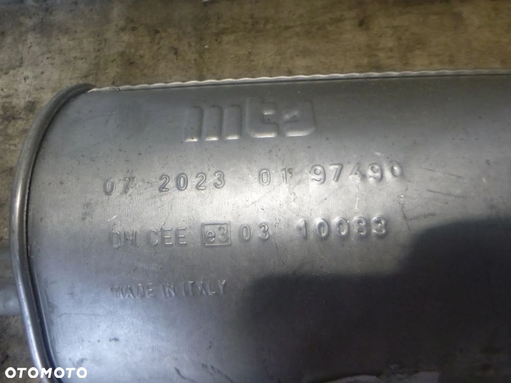 nowy tłumik koncowy mts peugeot 307 1,4 - 3