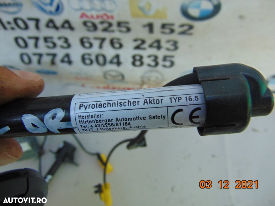 Capsa capota mercedes ML W166 2011-2019 capse capota Mercedes GLE X166 GL actuator capota - 3