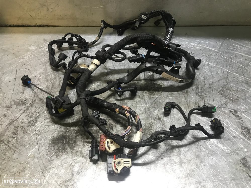 CABLAGEM / INSTALAÇÃO DO MOTOR PEUGEOT 208 / 308 / CITROEN BERLINGO 1.6HDI 92CV 9673749980 - 2