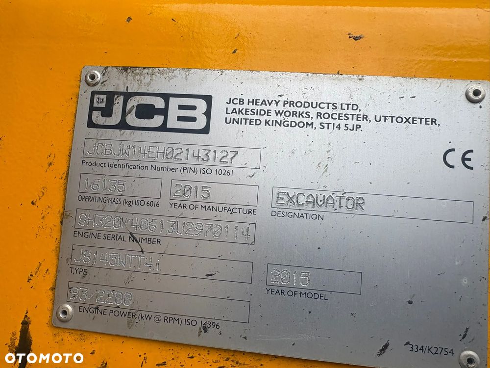 JCB JS 145W TAB - 20
