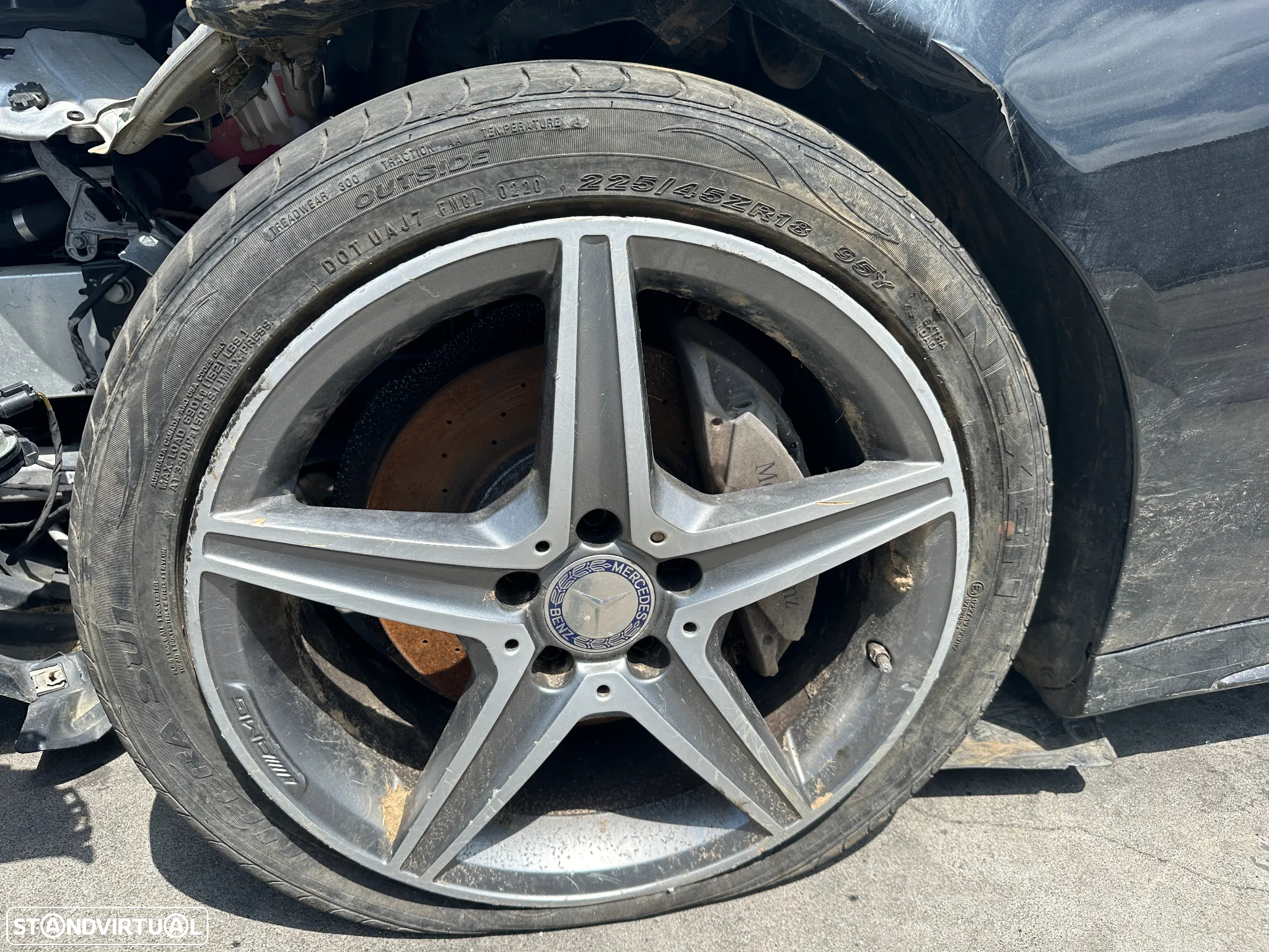 MERCEDES C 220 SW W 205 170 CV AMG DE 2015 PARA VENDA DE PEÇAS - 3