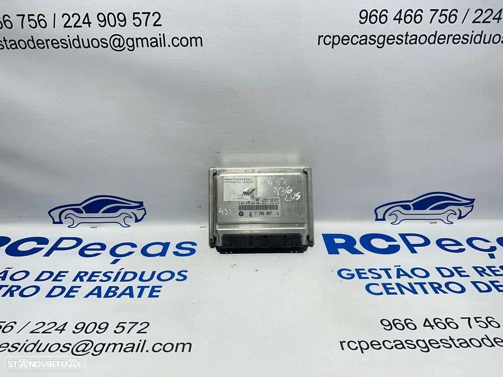 .Centralina Motor Original Bosch BMW Serie 3 E46 320D M47D20 204D1 7786887 0281010205 1997 - 2005 - 1