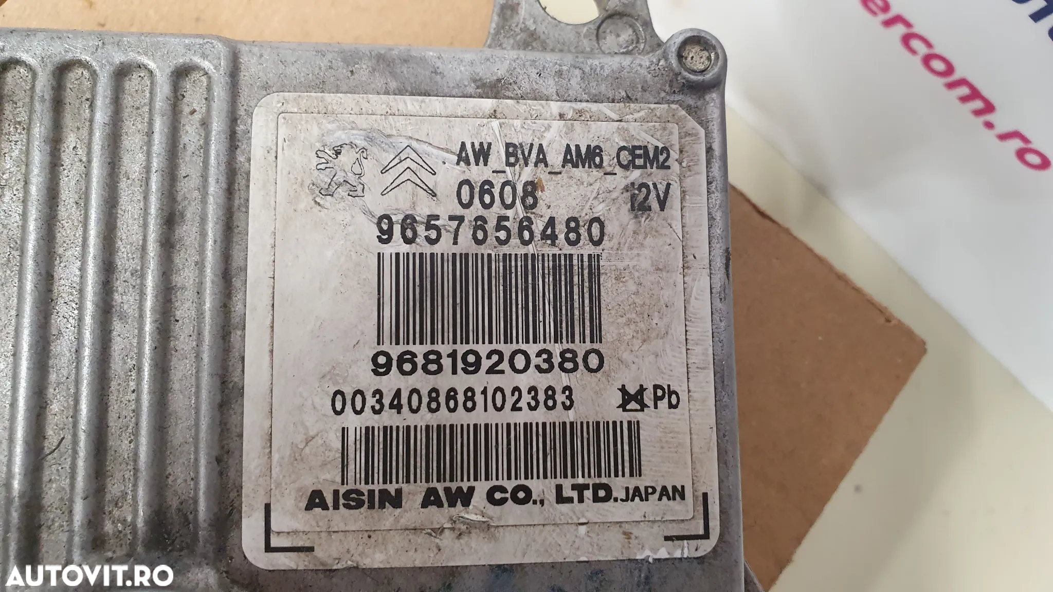 Calculator 9657656480 / Cutie Automata TF80SC AF40 / PEUGEOT 407 / 1.9TDI / 2008 an / CITROEN C5 2.0HDI / 2010 + - 3