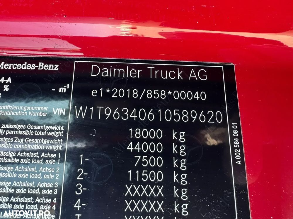 Mercedes-Benz ACTROS 1851 mega, finantare, factura externa - 25