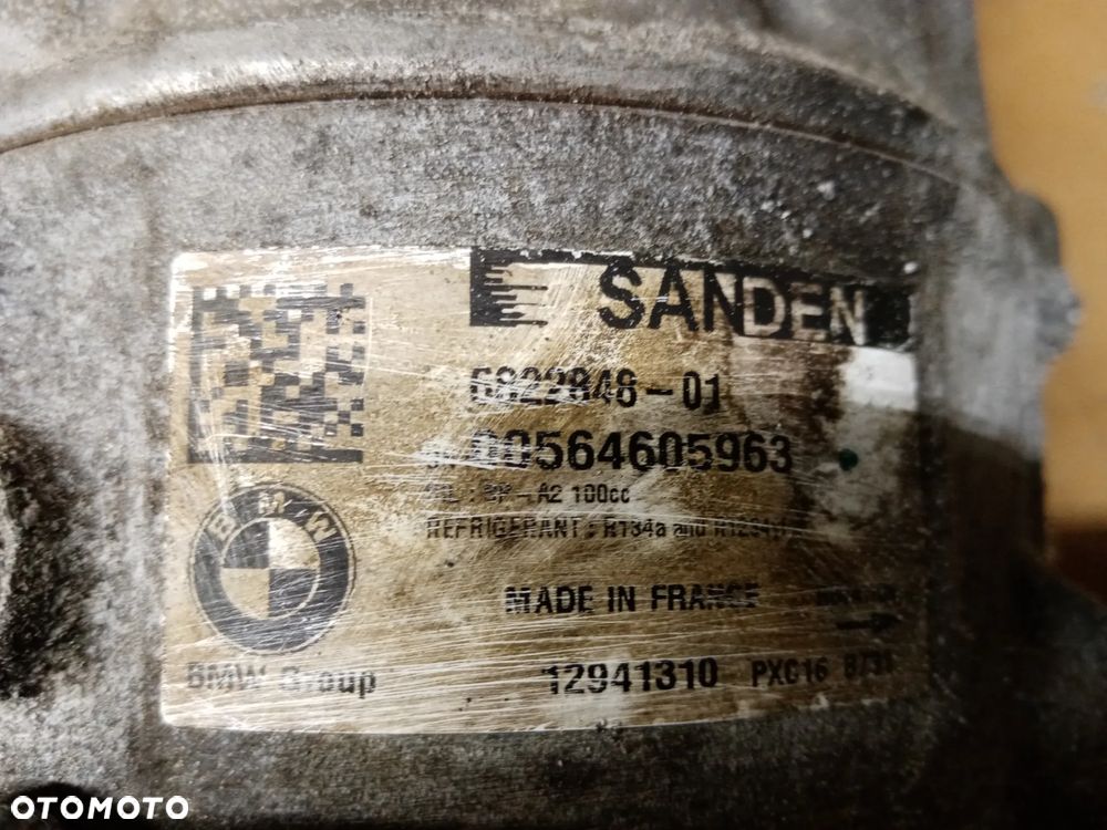 Sprężarka klimatyzacji pompa klimy BMW M5 G30 F90 4.4 V8 6822848 - 7