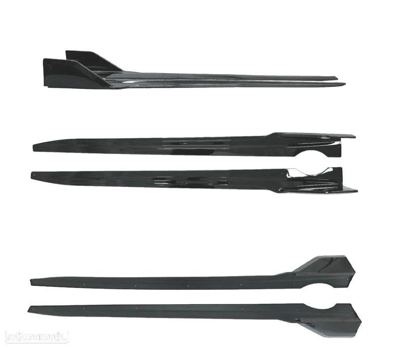 KIT CARROÇARIA BMW X5 G05 18-22 LOOK BLACK KNIGHT PRETO BRILHANTE - 4