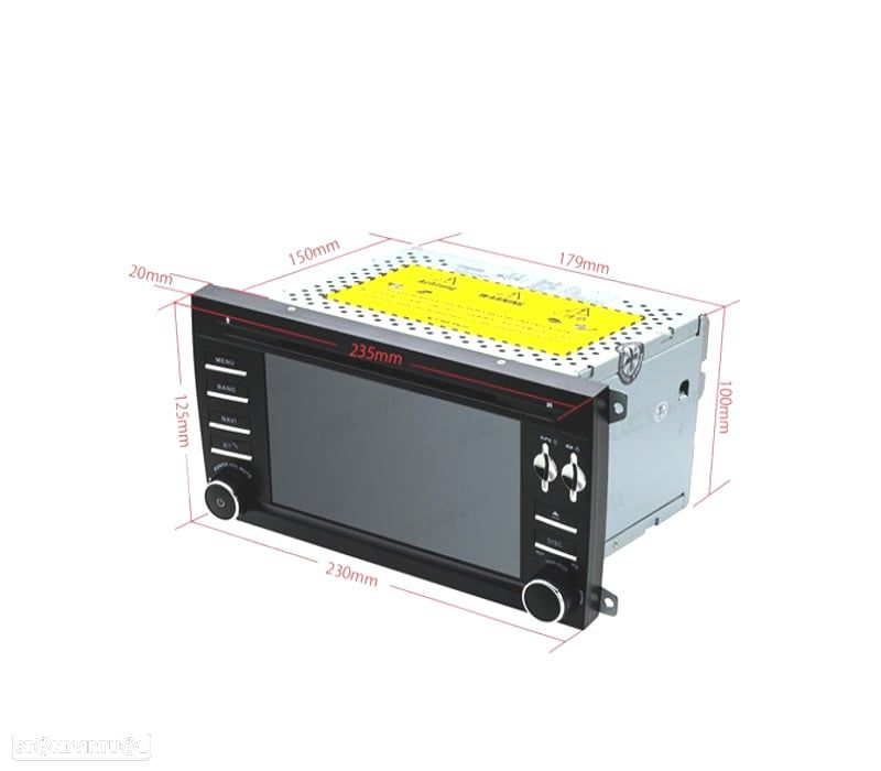 AUTO RADIO GPS ANDROID 11 PARA PORSCHE CAYENNE 03-07 7" USB GPS TACTIL HD - 2