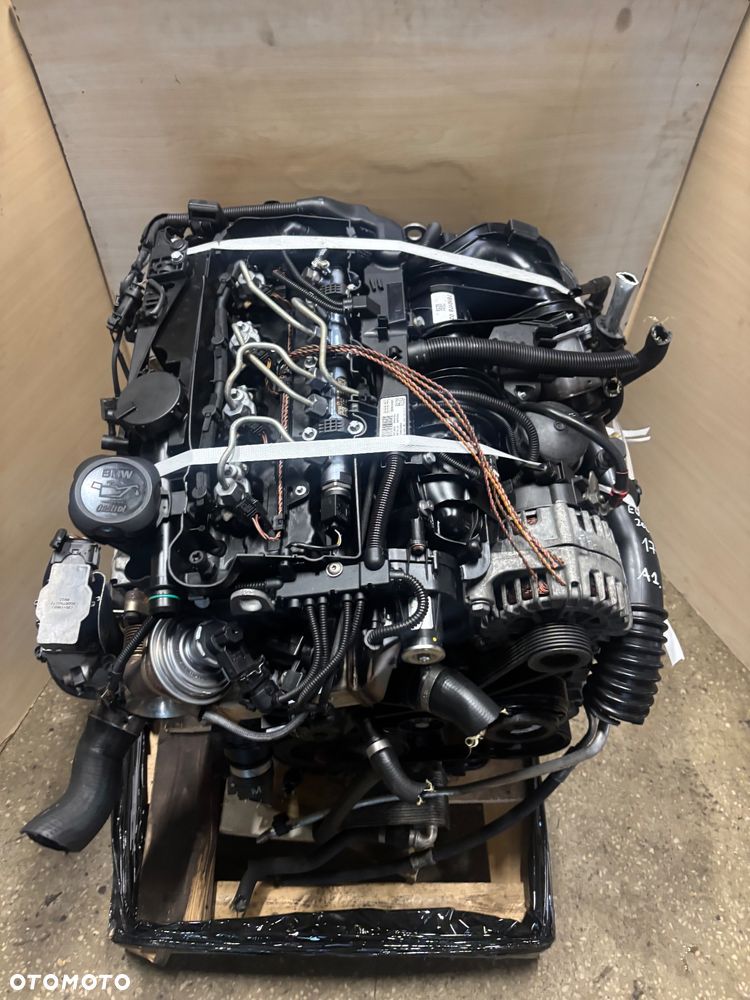 Silnik BMW na czesci  n47 e60 euro 4 n47d20a blok słupek koło pasowe wałek  głowica wtryski wtrysk pompa kompresor miska turbina alternator na części - 2