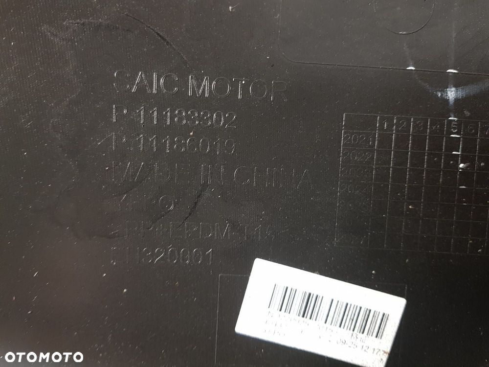 ZDERZAK PRZEDNI MG 4 23-24 P11183302 P11186019 11183302 - 13