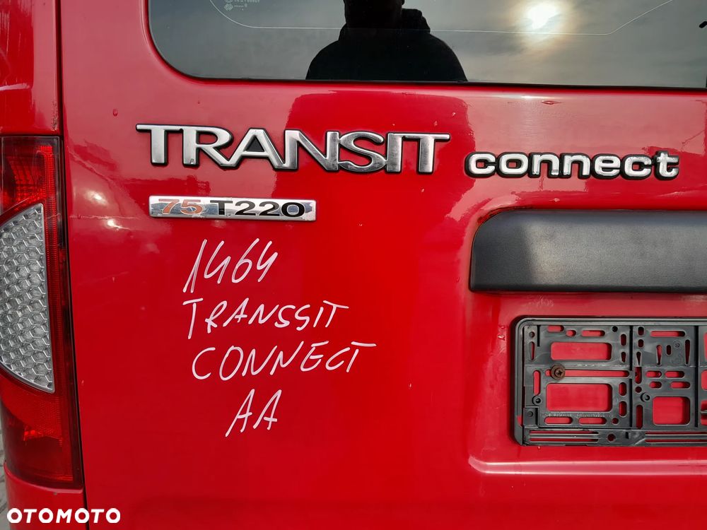 FORD TRANSIT CONNECT KLAPA BAGAŻNIKA TYLNA TYŁ CZERWONA - 4