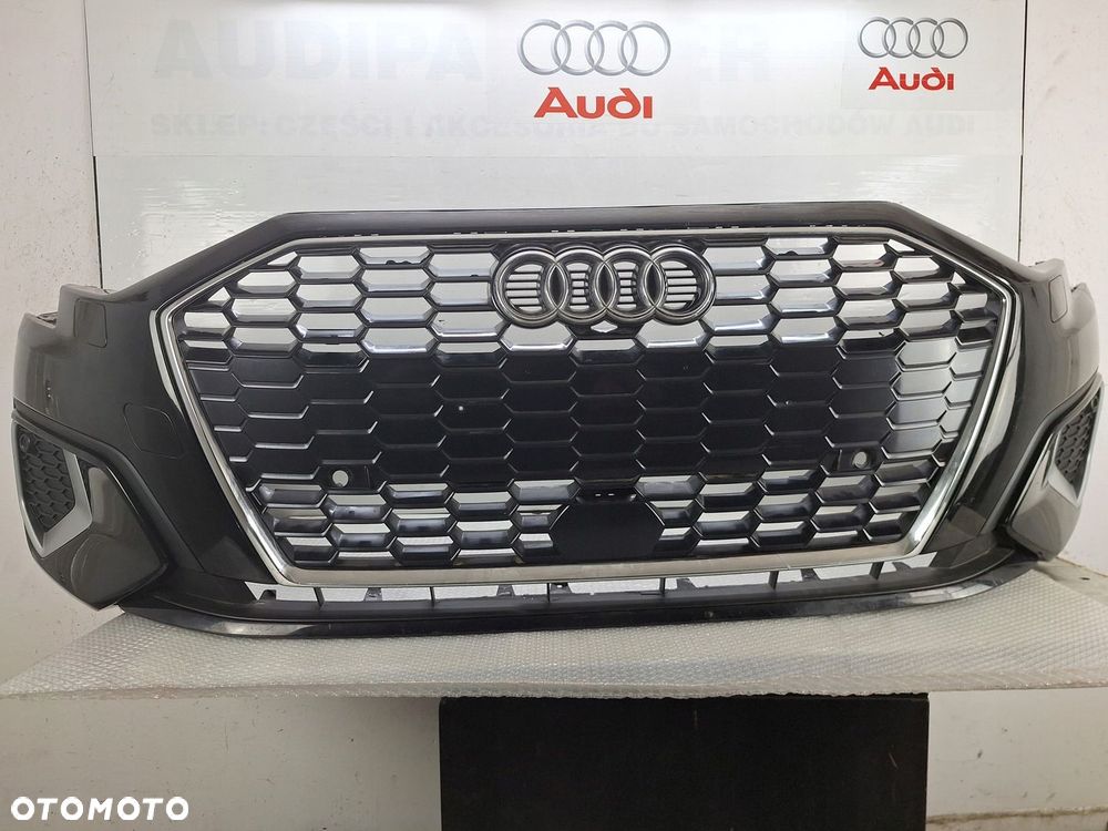 ZDERZAK AUDI A3 IV 8Y 8Y0 2018-2024 PRZED LIFTEM CHROM EDITION OE ASO 4XPDC - 1