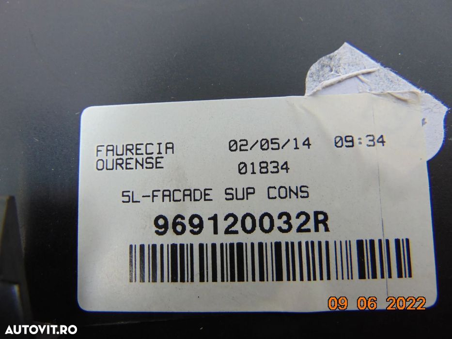 Consola centrala renault Megane an 2008-2015 suport pahare dezmmebrez - 2