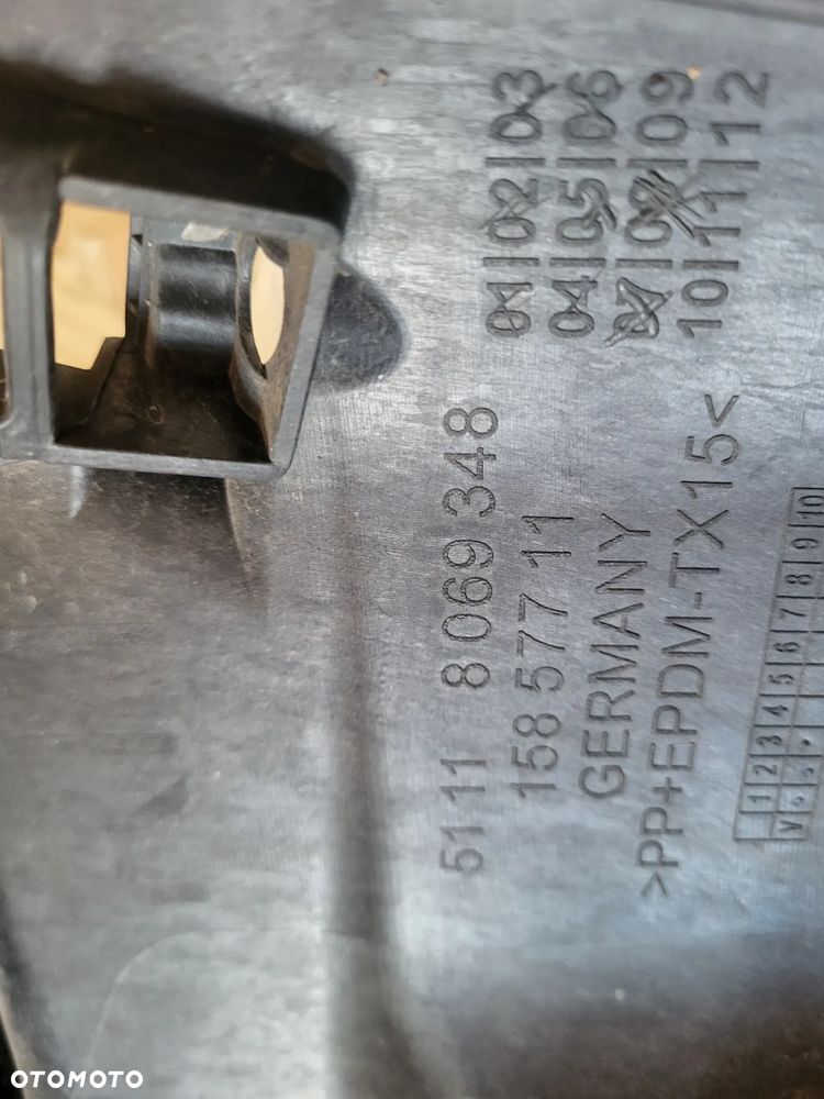 Bmw g20 g21 mpakiet wzmocnienie slizg zderzaka halogenu - 8
