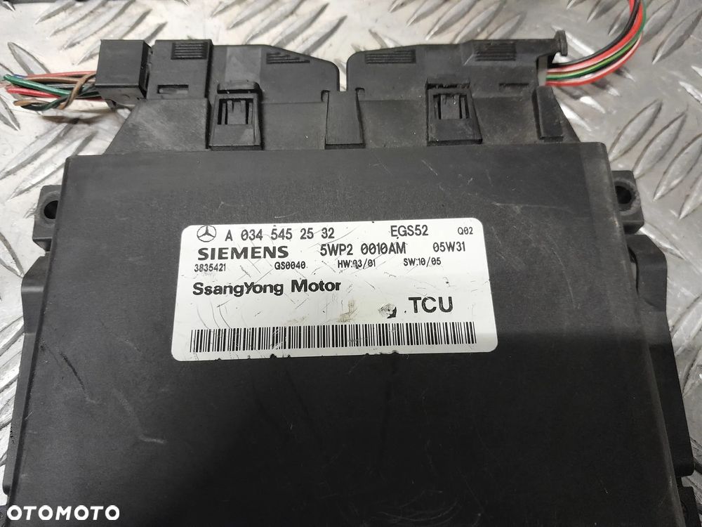 Sterownik automatycznej skrzyni biegów SsangYong Rodius 2.7 XDI 04-13r. A0345452532 - 2