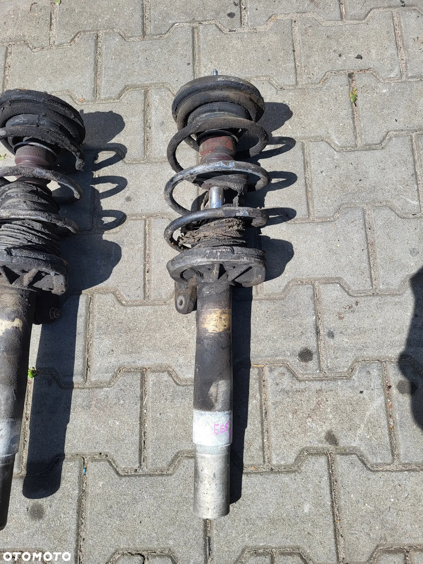 BMW 7 E65 AMORTYZATOR LEWY PRAWY PRZÓD PRZEDNI 6753187 6753188 - 3