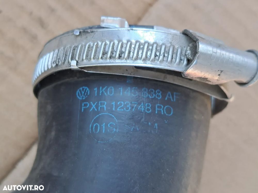 Furtun intercooler Furtun turbo Senzor presiune Originale VW Golf 6 Passat B6 B7 CC Caddy Skoda Octavia 2 1.6tdi motor CAY - 7