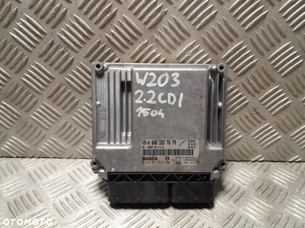 MERCEDES W203 KOMPUTER STEROWNIK SILNIKA  2.2 CDI DIESEL 6461537679 - 2